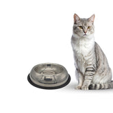 PCA-12 Stainless Steel Pet Bowls with Non-Slip Base